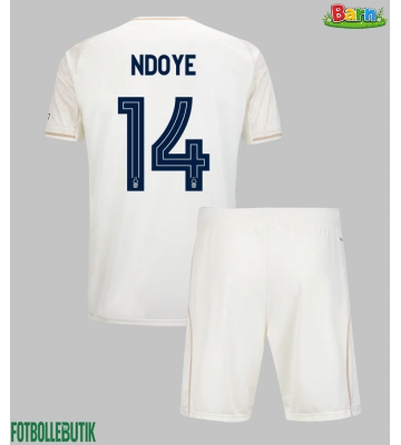 Nottingham Forest Dan Ndoye #14 Bortaställ Barn 2025-26 Kortärmad (+ Korta byxor)